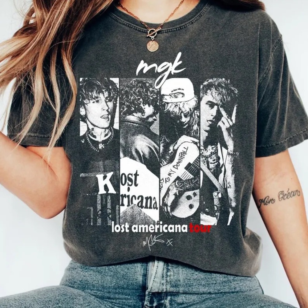 Machine Gun Kelly Lost American Tour 2025 Shirt - Pop Rock Tee Unisex
